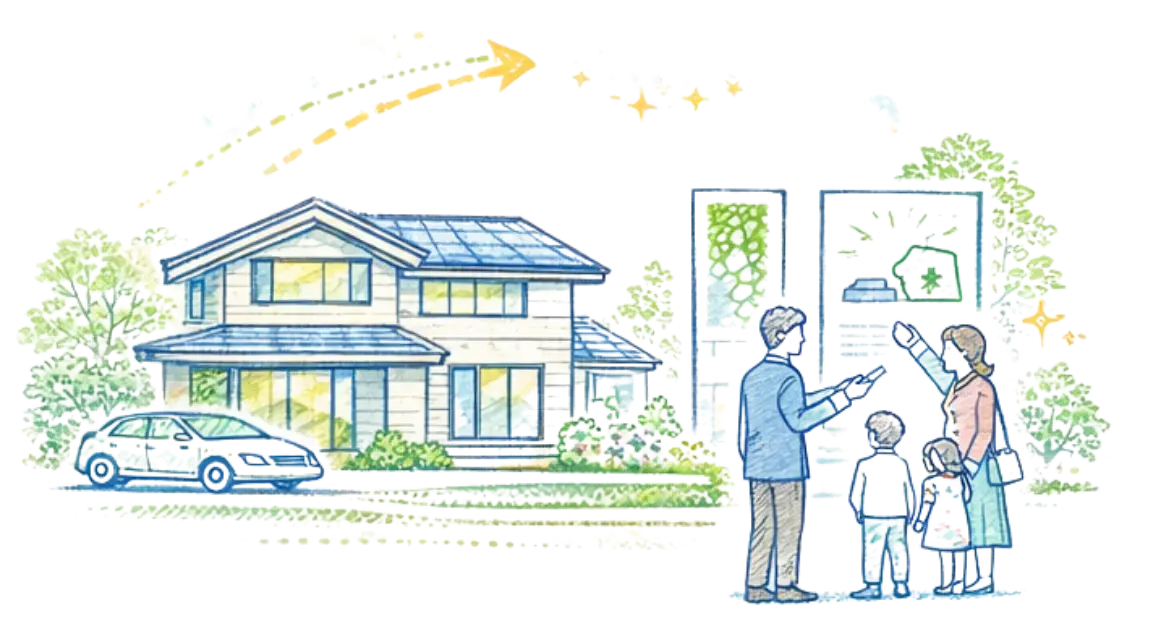 街のイラスト